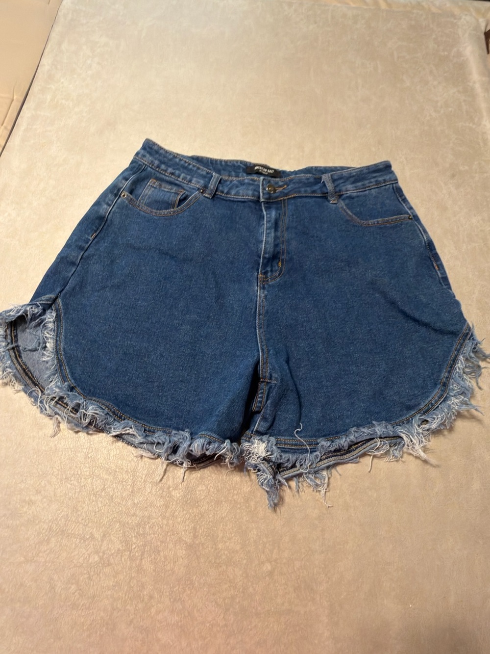 American Bazi Denim Cut-Off Shorts Women's Size 1X